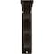 Ekena Millwork Loera Wrought Iron Bracket, (Triple center brace), Antiqued Brass 2"W x 5 1/2"D x 8"H BKTM02X05X08TLOABS - alternate 3
